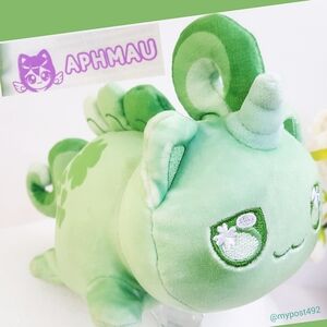 Aphmau MeeMeows 🍀Limited Edition Unicorns Green 6" Plush Cat